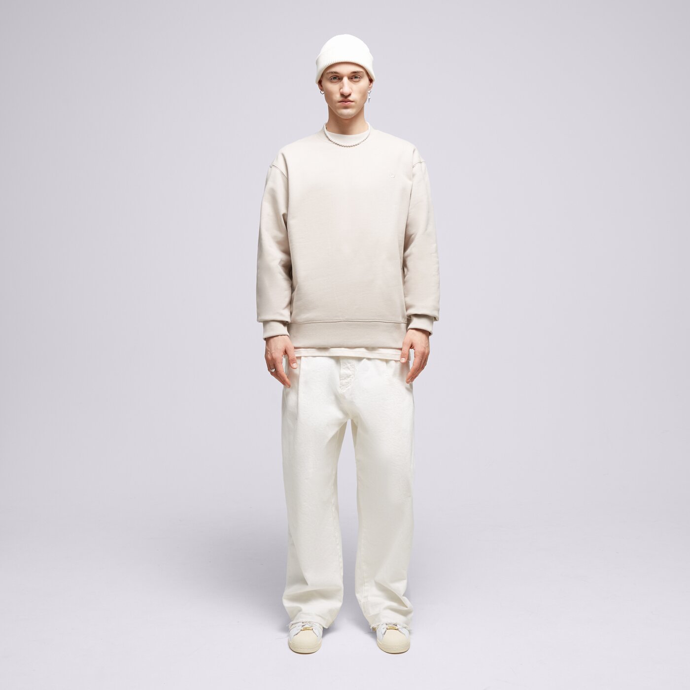 Мъжки суичър ADIDAS СУИТЧЪР C CREW im2115 цвят бежов