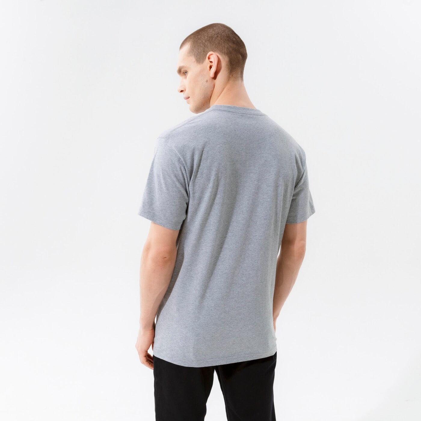 Мъжка тениска VANS ТЕНИСКА MN LEFT CHEST LOGO TEE GREY vn0a3czeatj1 цвят сив