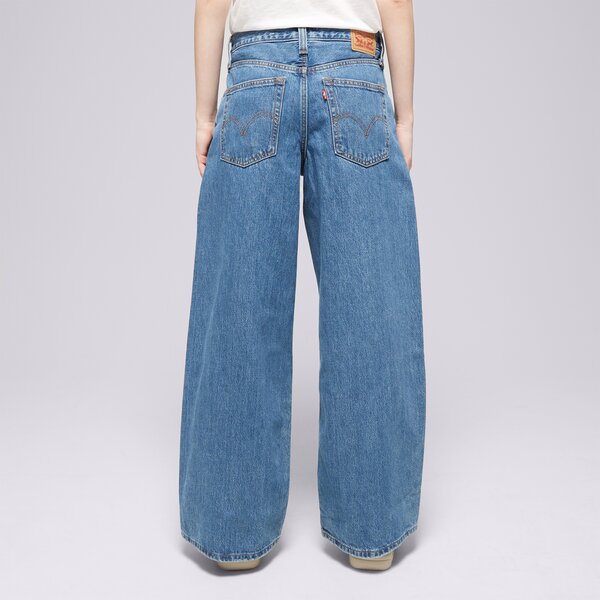 Дамски панталони LEVI'S ПАНТАЛОНИ 94 BAGGY WIDE LEG MED. INDIGO a5929-0002 цвят син