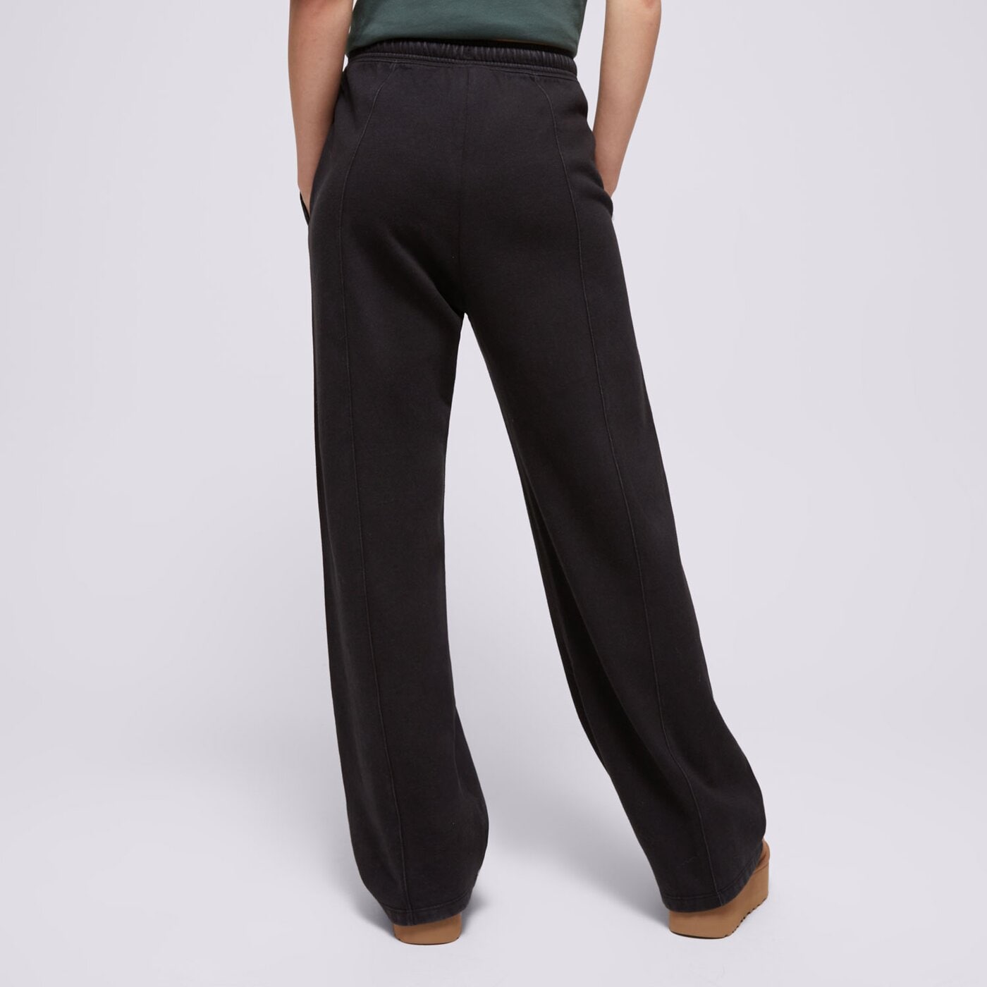 Дамски панталони CHAMPION ПАНТАЛОНИ WIDE LEG PANTS 117638kk001 цвят черен