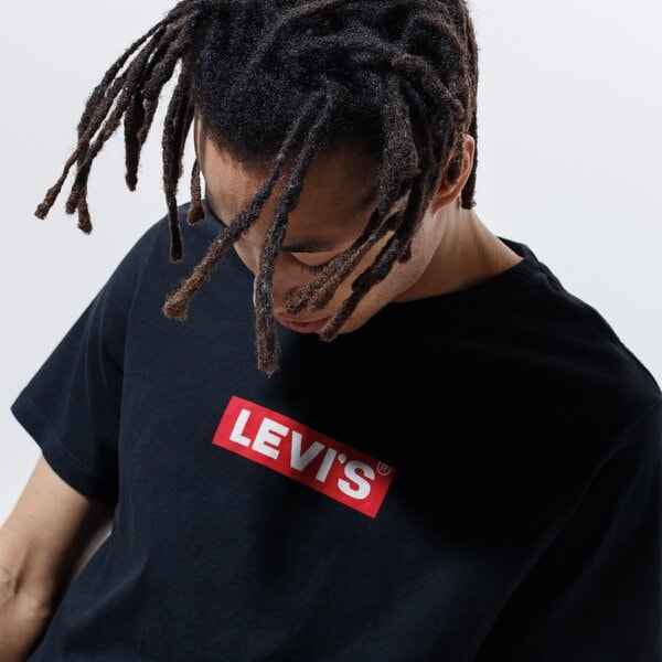 Мъжка тениска LEVI'S ТЕНИСКА BOXTAB GRAPHIC TEE 85785-0002 цвят черен