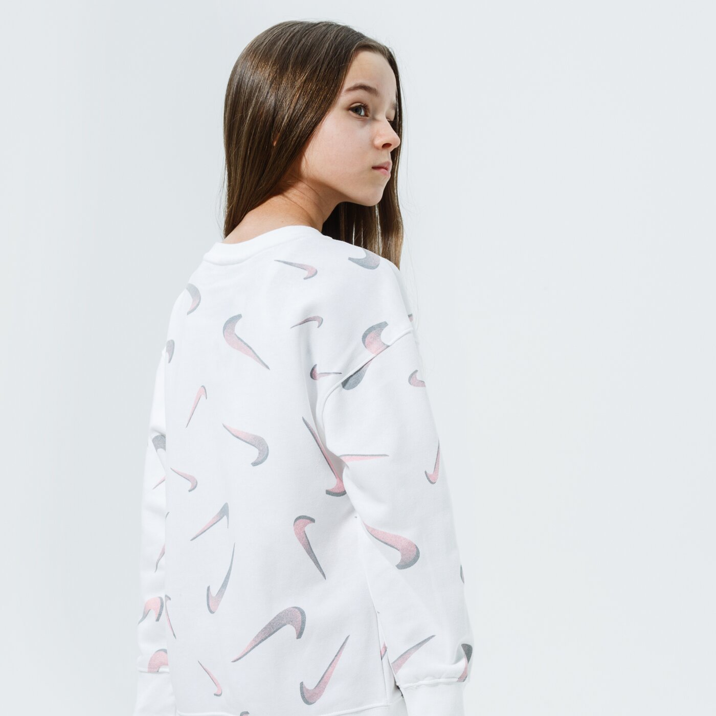 Детски суичър NIKE СУИТЧЪР SPORTSWEAR da1244-100 цвят бял