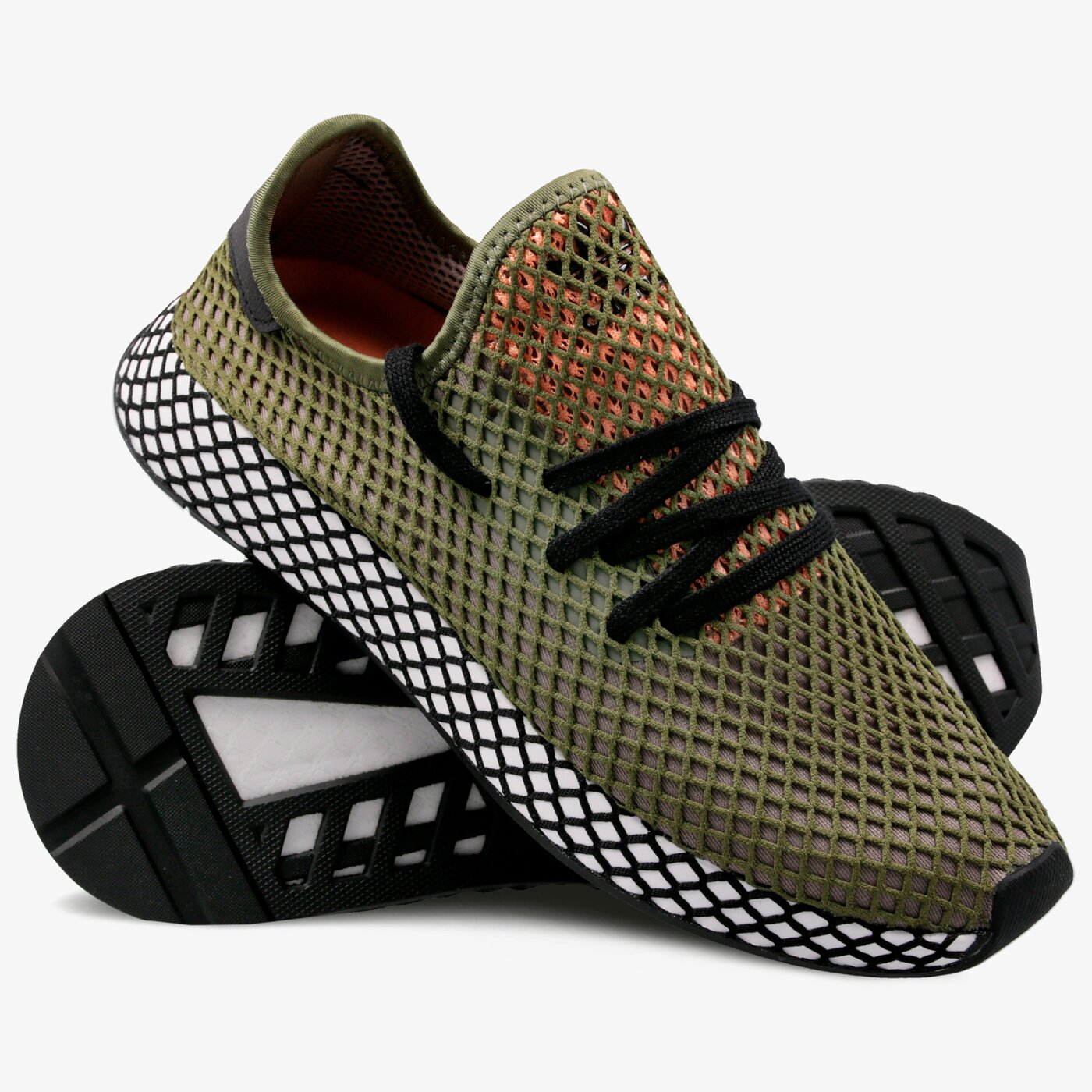 Мъжки маратонки ADIDAS DEERUPT RUNNER bd7894 цвят каки