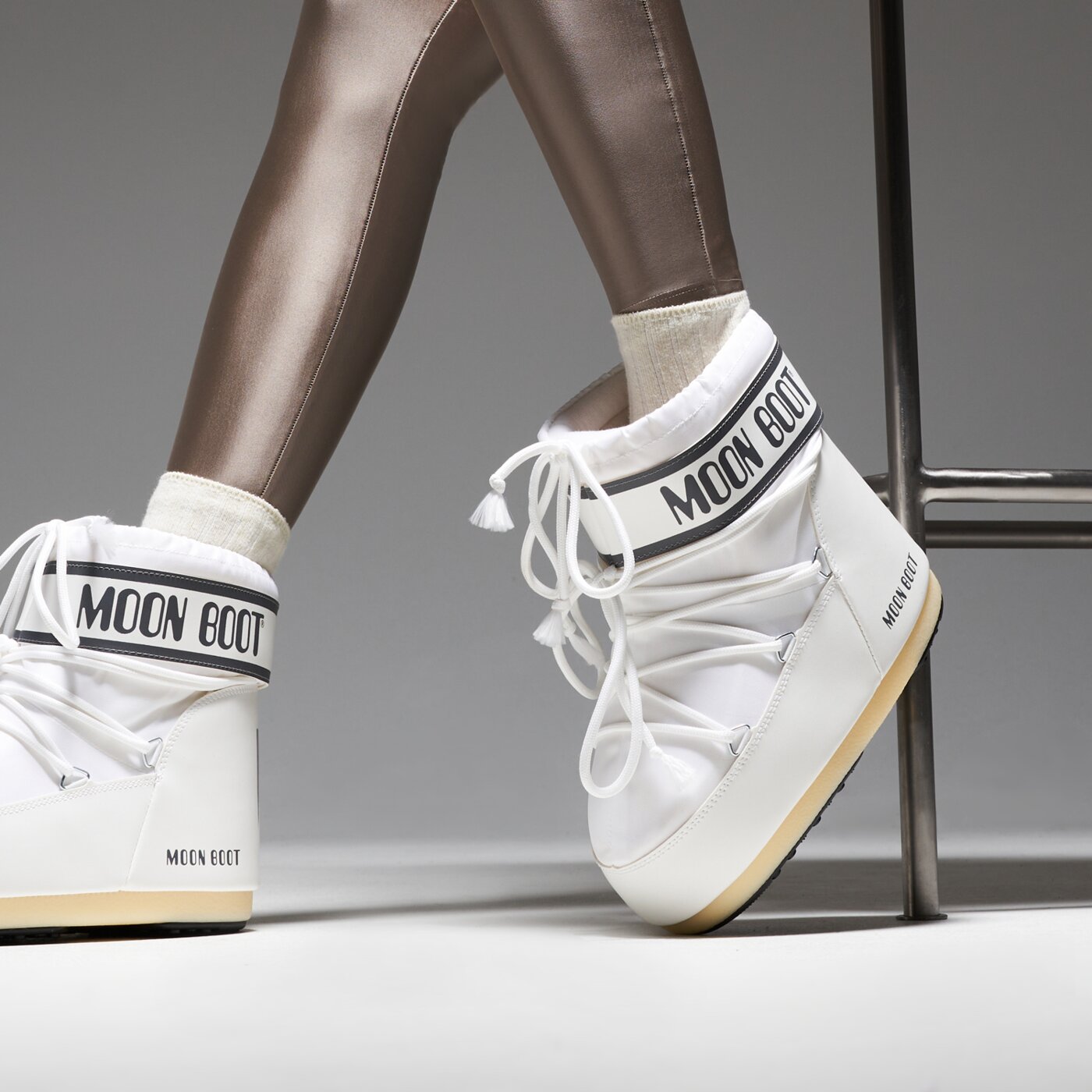 Дамски кежуал MOON BOOT ICON LOW NYLON 80d1409340a009 цвят бял