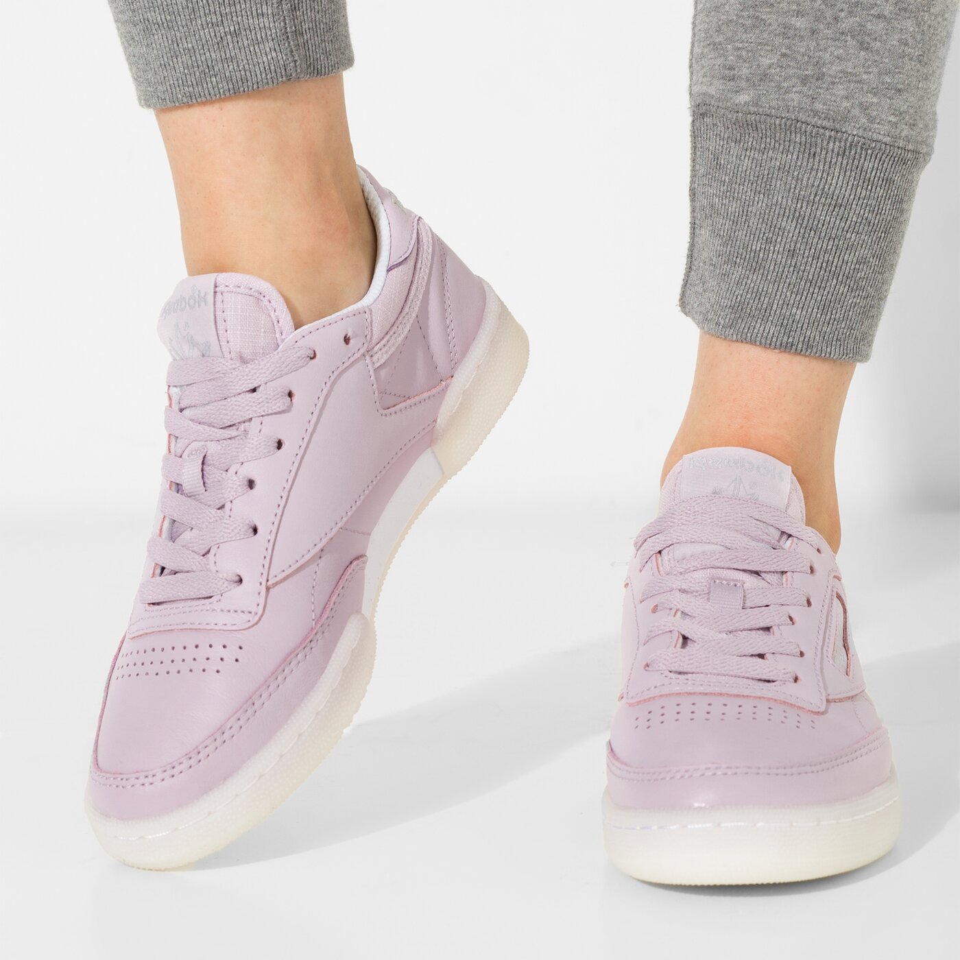 Дамски маратонки REEBOK CLUB C 85 ON THE COURT bd4463 цвят розов