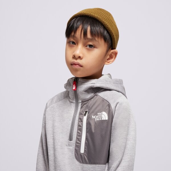 Детски суичър THE NORTH FACE СУИТЧЪР СЪС ЗАКОПЧАВАНЕ B nf0a88afdyx1 цвят сив