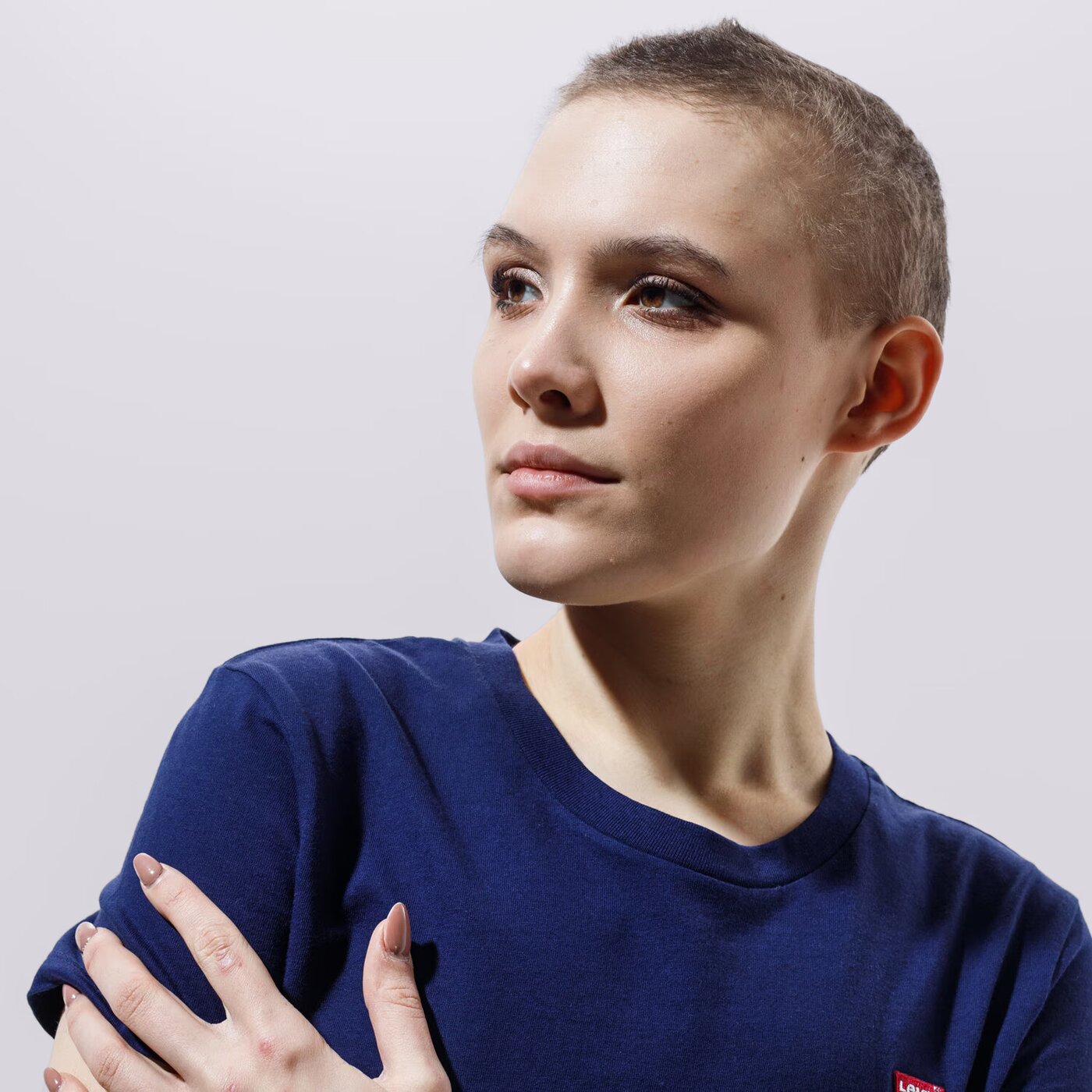 Дамска тениска LEVI'S ТЕНИСКА PERFECT TEE 39185-0129 цвят тъмносин