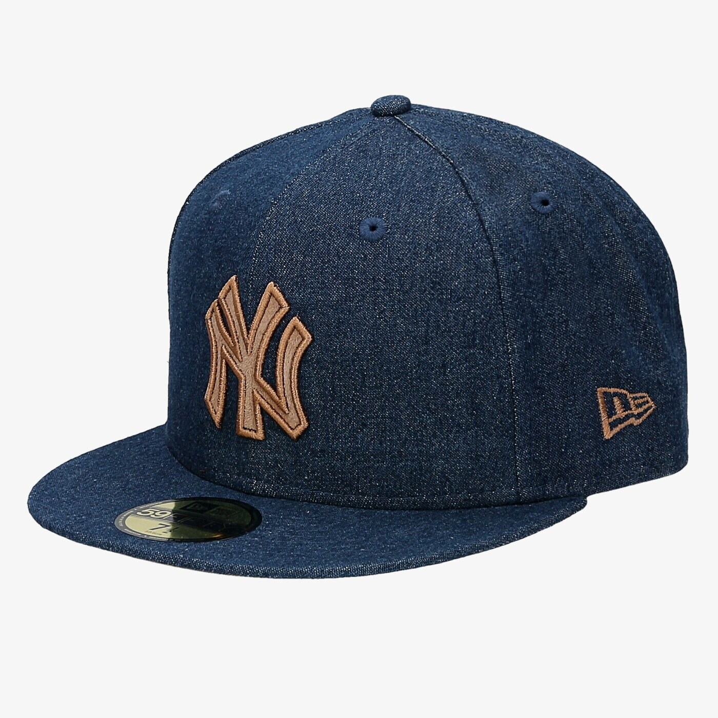 Дамска шапка с козирка NEW ERA ШАПКА RUSTIC NY YANKEES NAV//BRN 80259284 цвят тъмносин