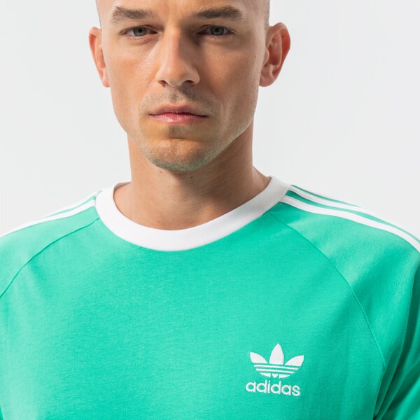 Мъжка тениска ADIDAS ТЕНИСКА 3-STRIPES TEE he9549 цвят зелен