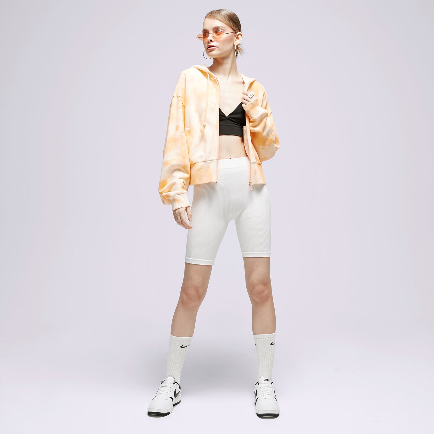 Дамски суичър REEBOK СУИТЧЪР С КАЧУЛКА GV1823 gv1823 цвят оранжев