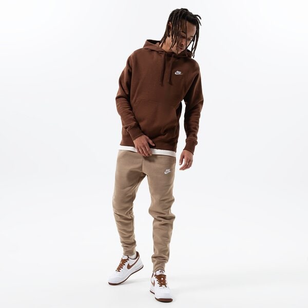 Мъжки суичър NIKE СУИТЧЪР С КАЧУЛКА M NSW CLUB HOODIE PO BB bv2654-259 цвят кафяв
