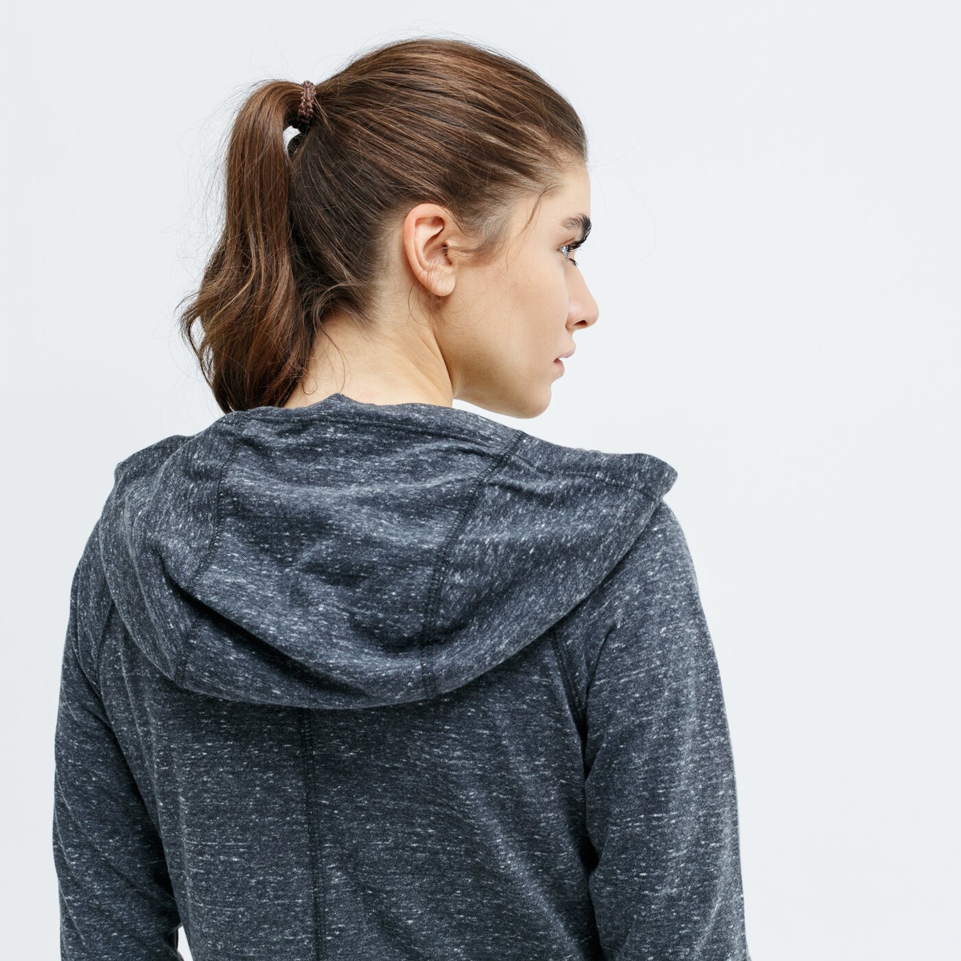 Дамски суичър NIKE СУИТЧЪР W NSW GYM VNTG HOODIE FZ 883729060 цвят тъмносин