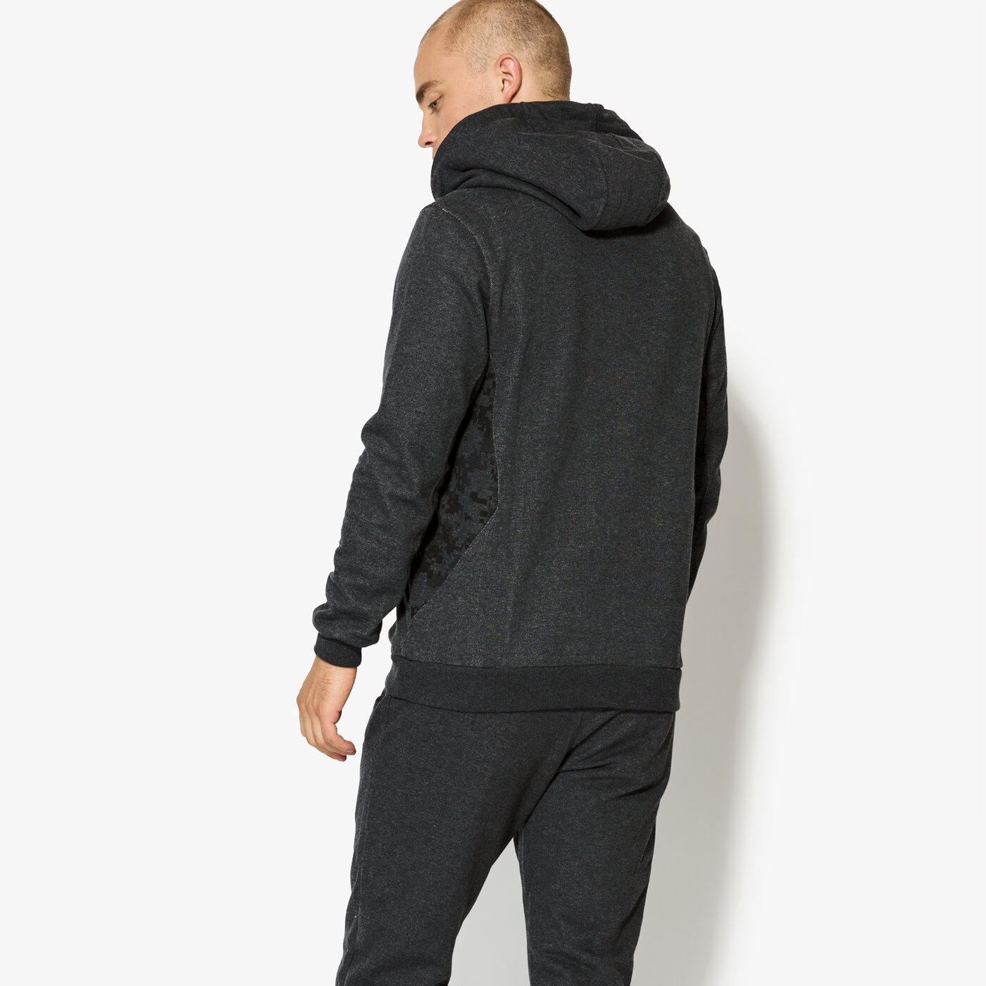 Мъжки суичър CONFRONT СУИТЧЪР TURMERIC cf37blm24001 цвят сив