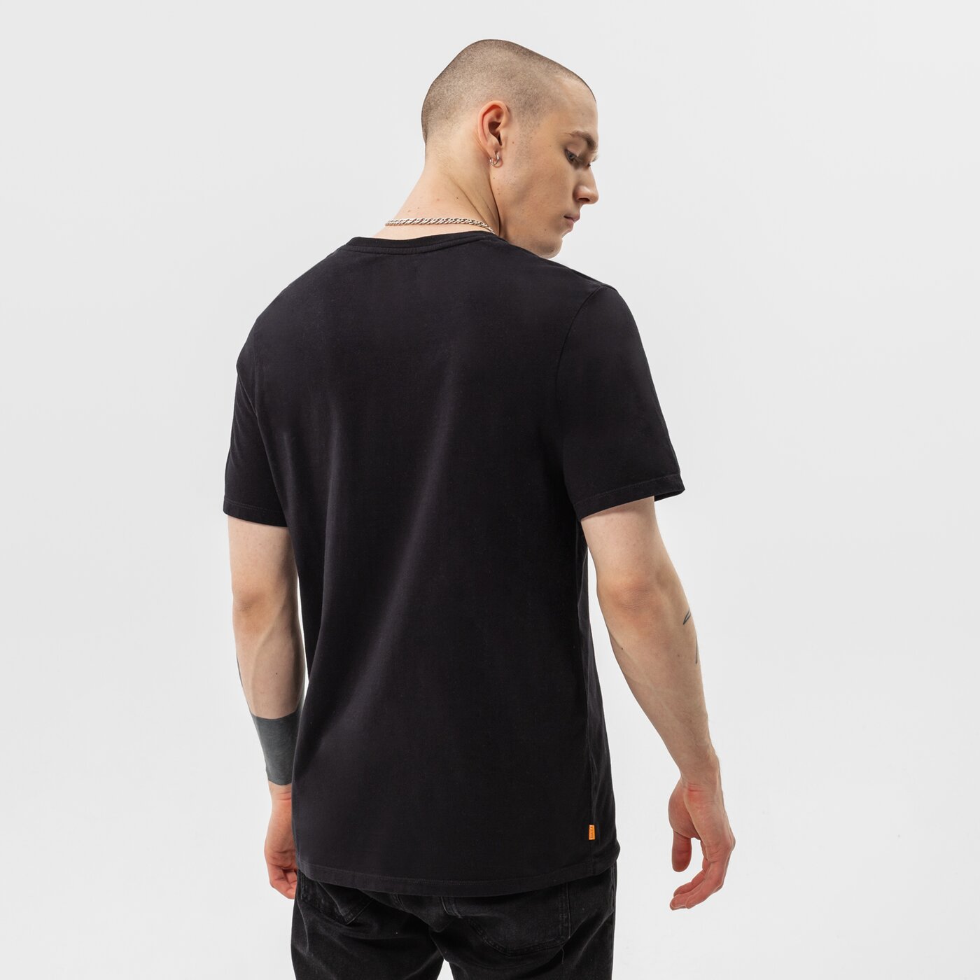 Мъжка тениска TIMBERLAND ТЕНИСКА SS KENNEBEC RIVER PUFFED LINEAR JERSEY CR tb0a2cb7br71 цвят черен