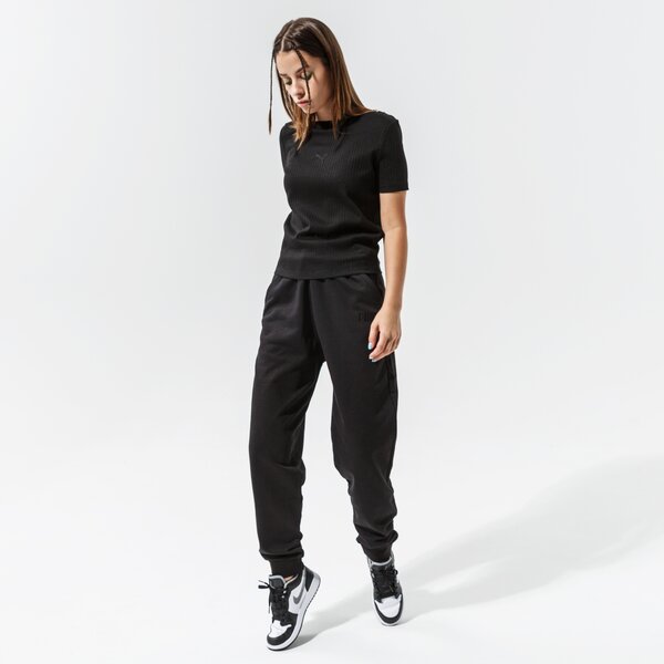 Дамски панталони PUMA ПАНТАЛОНИ HER HIGH WAIST PANTS TR CL - PUMA BLACK 58952801 цвят черен