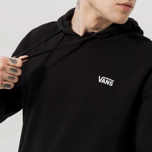 Мъжки суичър VANS СУИТЧЪР С КАЧУЛКА CORE BASIC PO FLEECE BLACK vn0a7ydvblk1 цвят черен