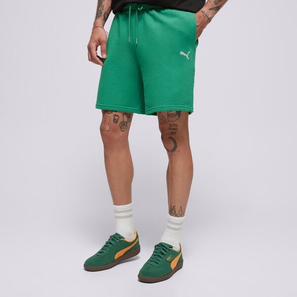Мъжки къси панталони PUMA ШОРТИ WARDROBE ESS RELAXED SHORTS 7" TR 629654 86 цвят зелен