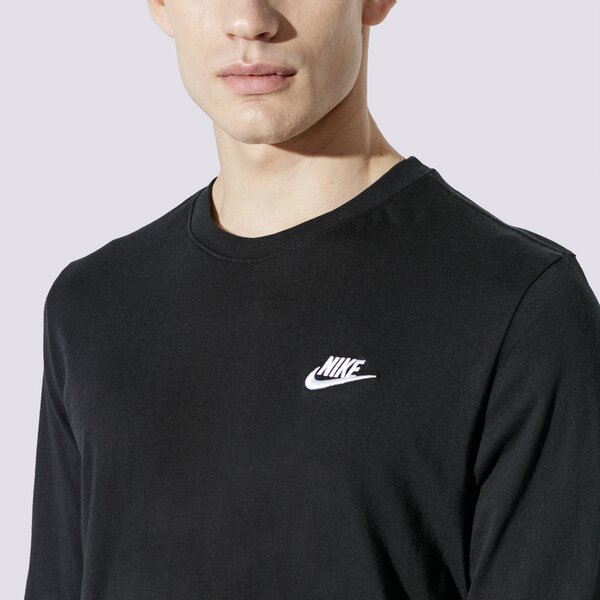 Мъжка тениска NIKE ТЕНИСКА NSW CLUB LONG-SLEEVE TEE ar5193-010 цвят черен
