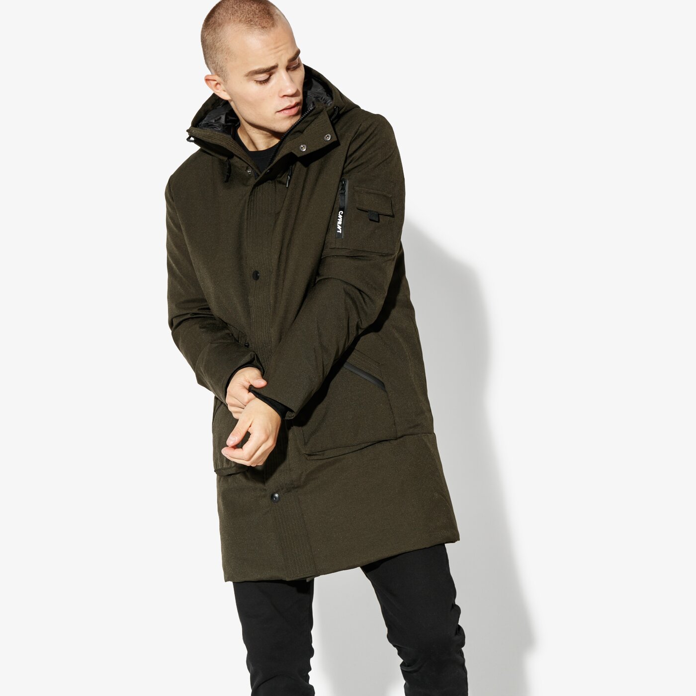 Мъжко зимно яке CONFRONT ЯКЕ TALC cf38kum47001 цвят каки