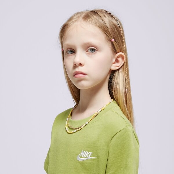 Детска тениска NIKE ТЕНИСКА SPORTSWEAR BOY ar5254-377 цвят зелен