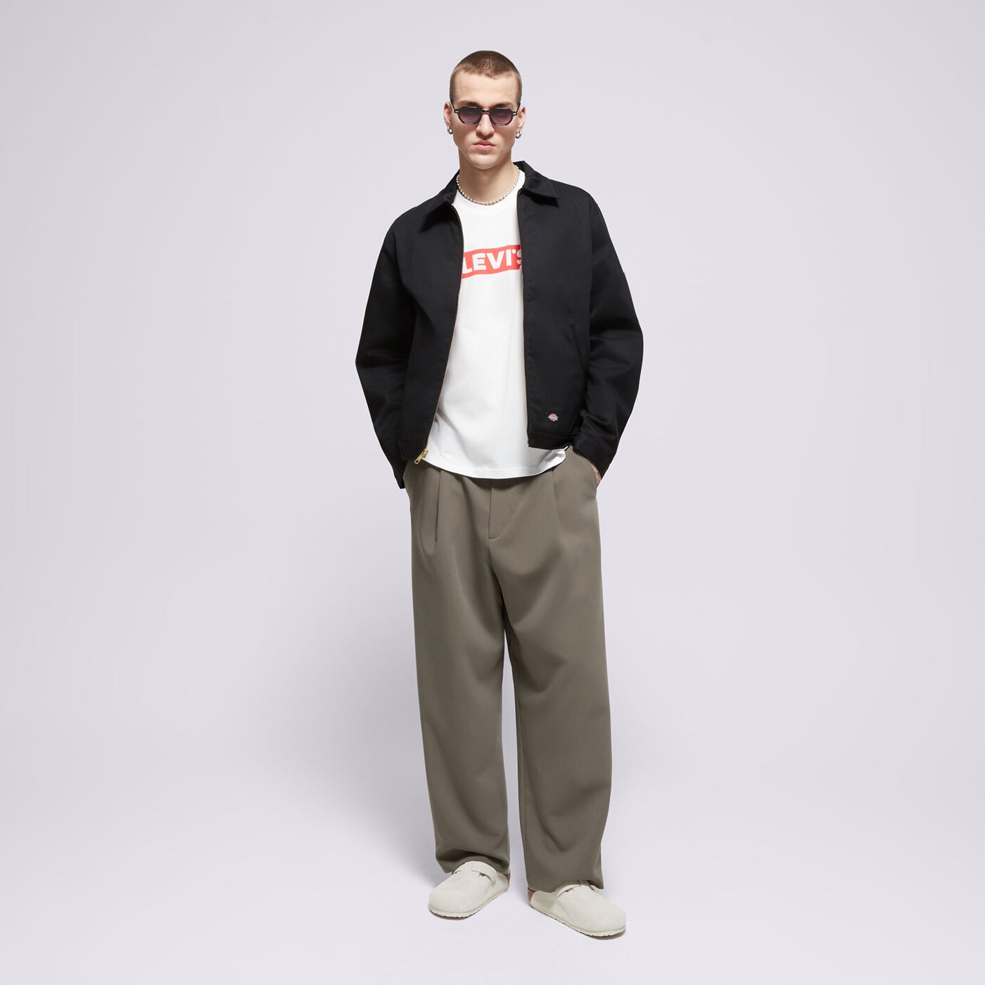 Мъжка тениска LEVI'S ТЕНИСКА BOXTAB T 16143-0181 цвят бял