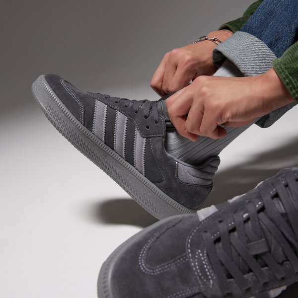 Мъжки маратонки ADIDAS SAMBA XLG id3912 цвят сив