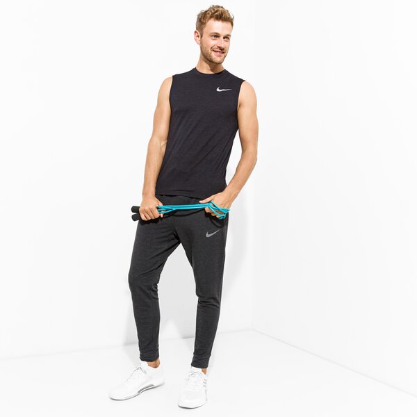 Мъжки панталони NIKE ПАНТАЛОНИ M NK DRY PANT DF TRAIN FLC 742212010 цвят черен