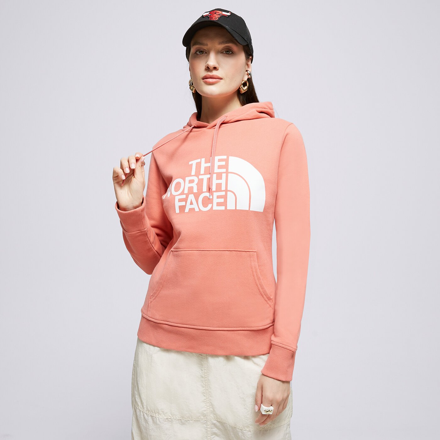 Дамски суичър THE NORTH FACE СУИТЧЪР С КАЧУЛКА NF0A4M7C nf0a4m7c-ubg цвят розов