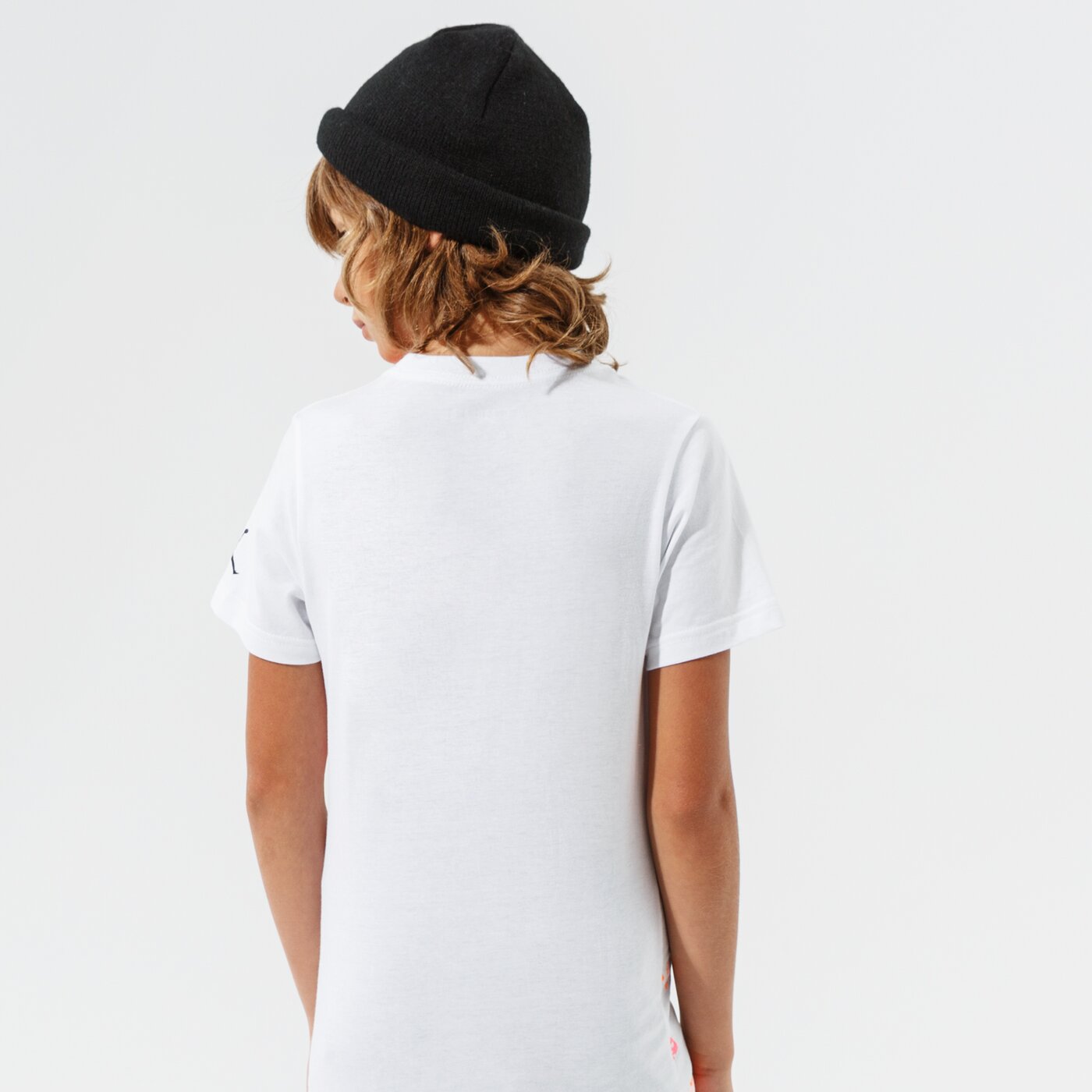 Детска тениска JORDAN ТЕНИСКА JM DISTRESS TEE BOY 95a605-001 цвят бял