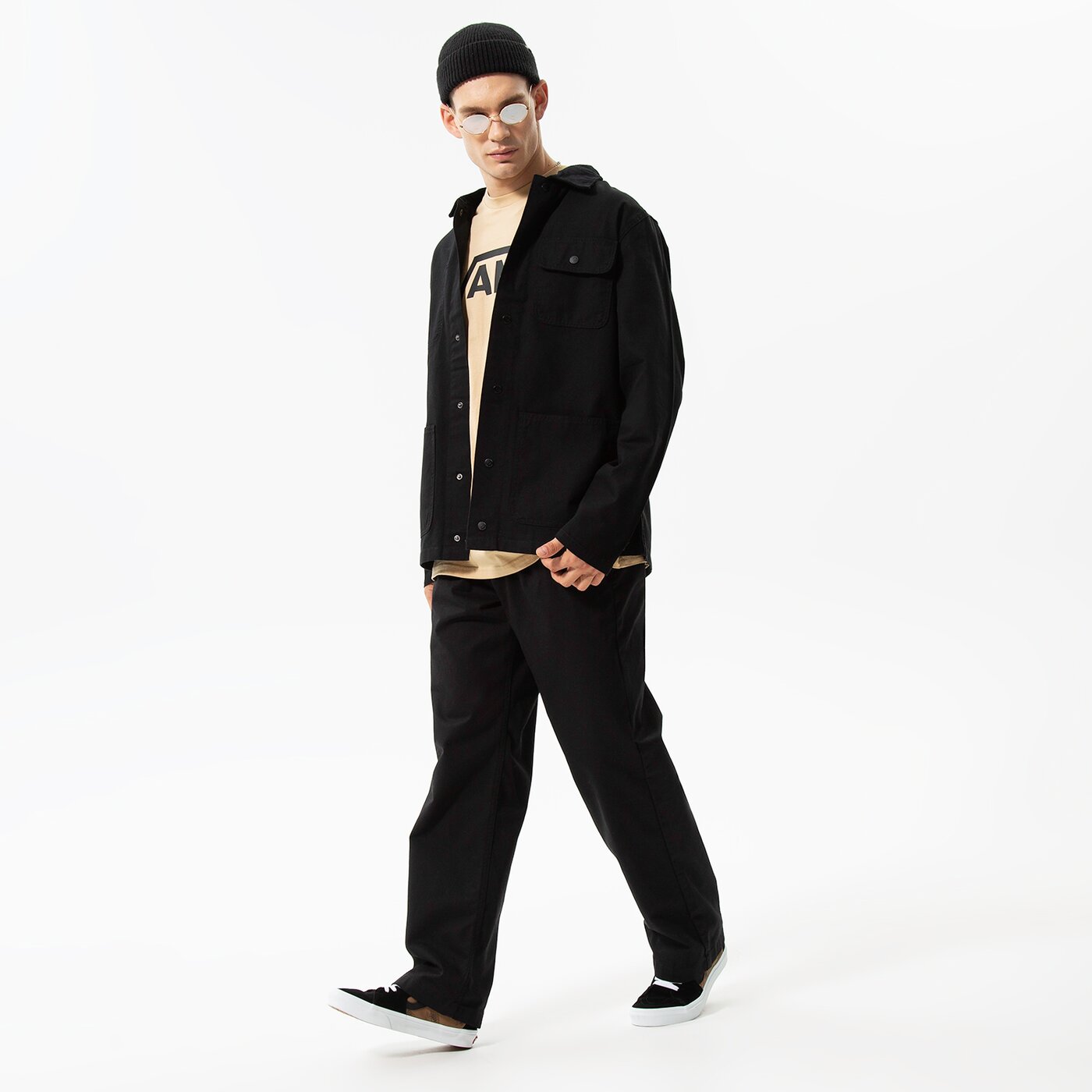 Мъжко зимно яке VANS ЯКЕ MN DRILL CHORE COAT vn0a3wf1blk1 цвят черен