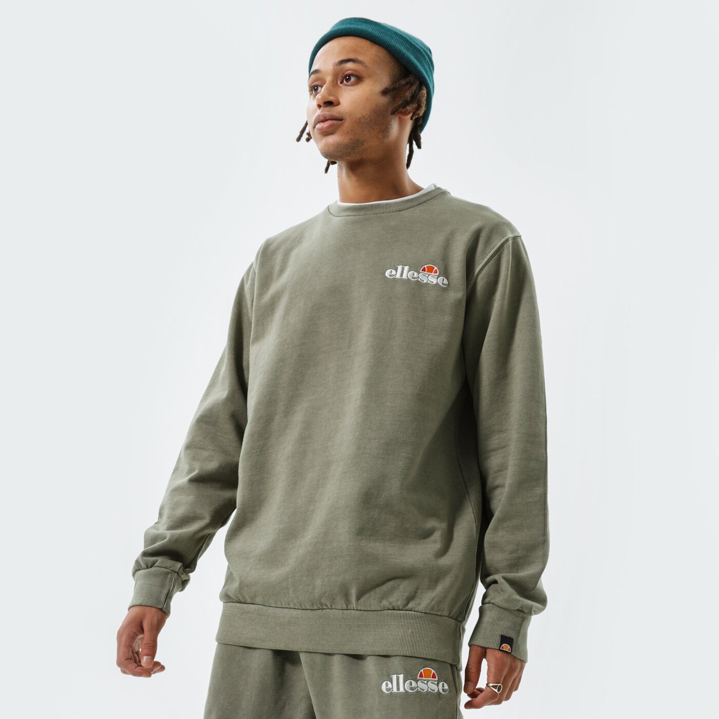 Мъжки суичър ELLESSE СУИТЧЪР CALENDULA SWEATSHIRT KHA shk13145506 цвят каки