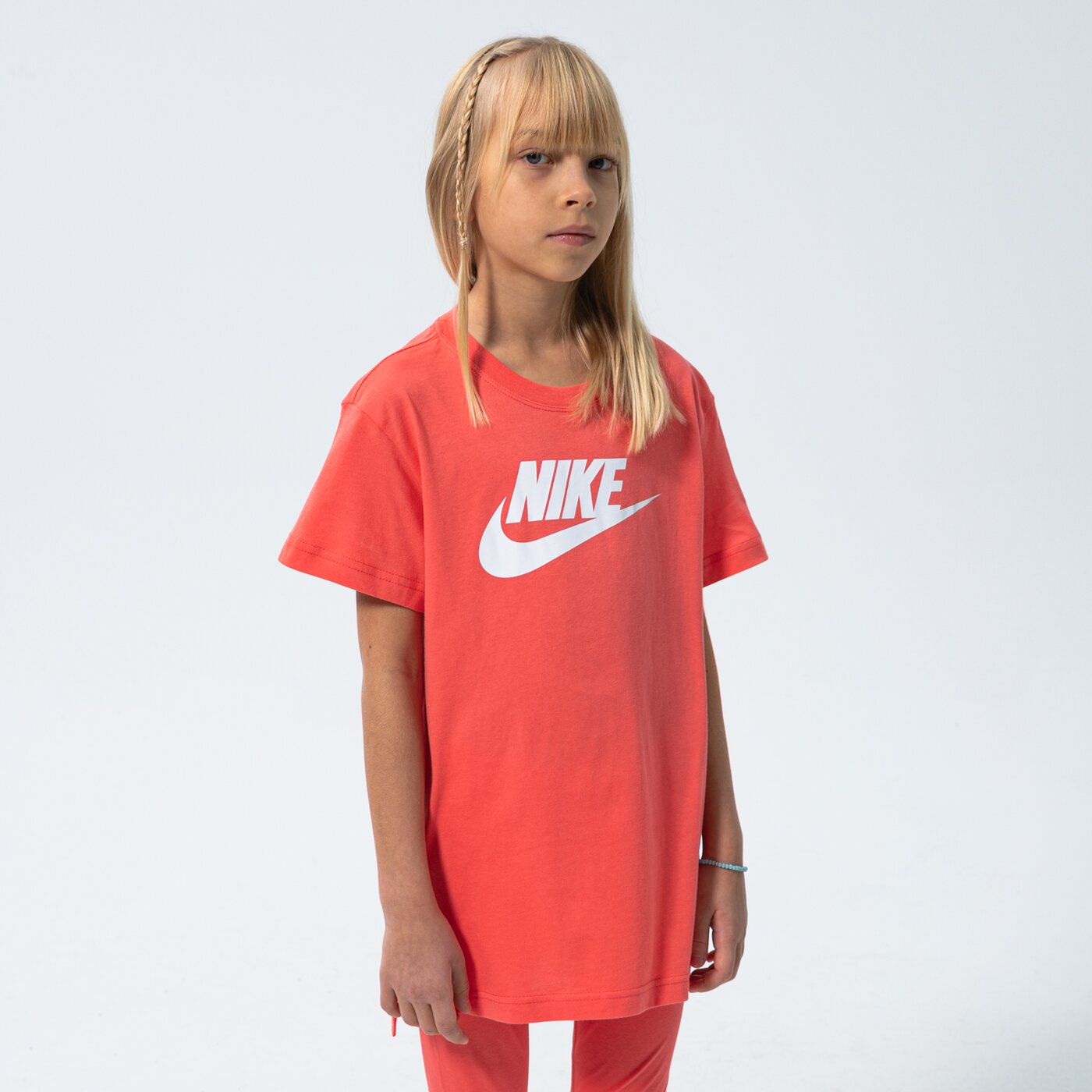 Детска тениска NIKE ТЕНИСКА SPORTSWEAR GIRL ar5088-814 цвят розов