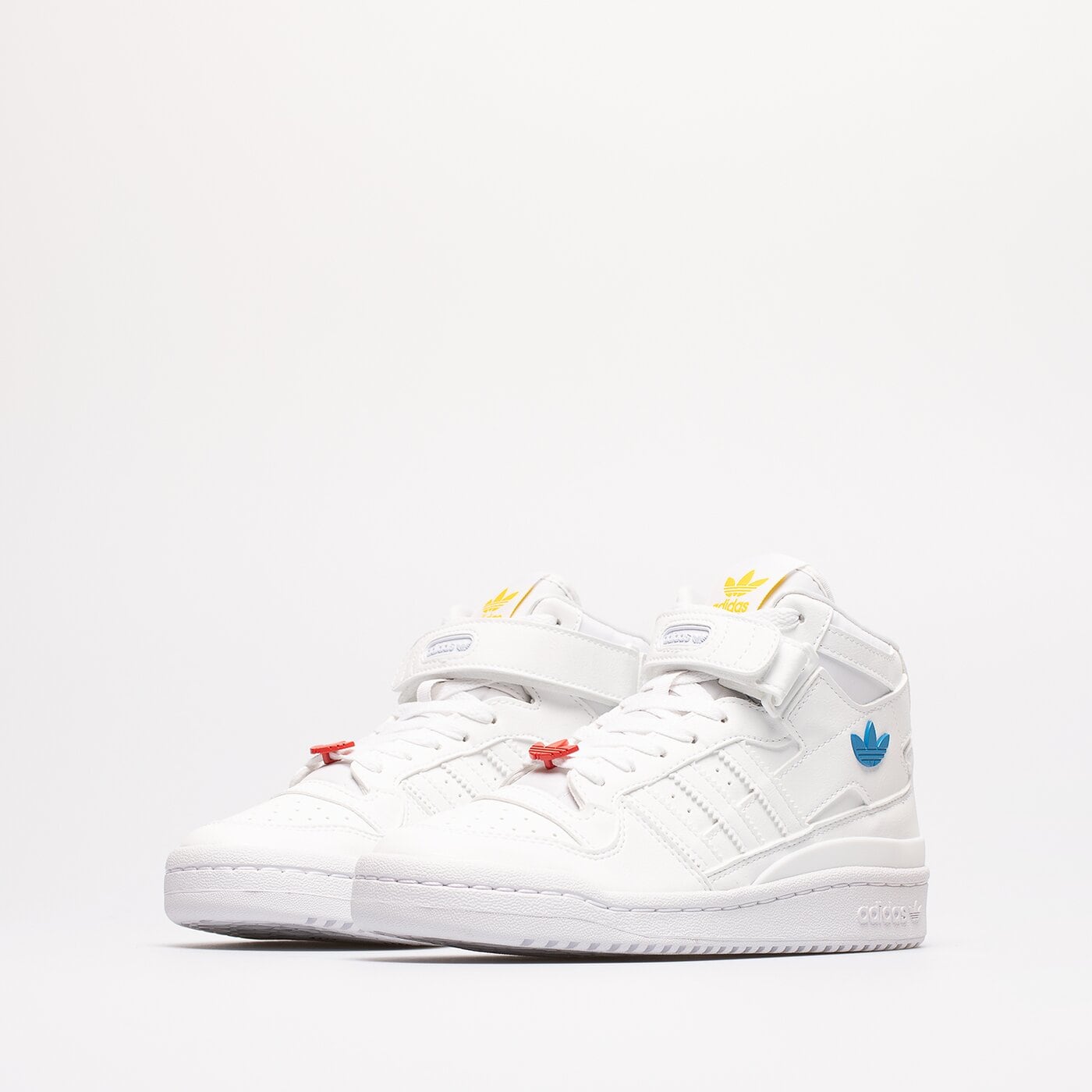 Детски маратонки ADIDAS FORUM MID J gy9235 цвят бял