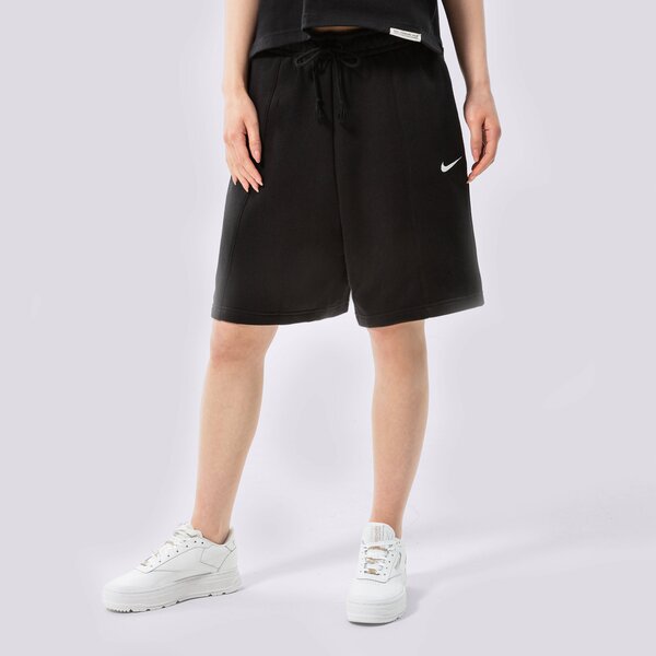 Дамски къси панталони NIKE ШОРТИ W NSW ESSNTL CLCTN FLC HR SHRT dm6123-010 цвят черен