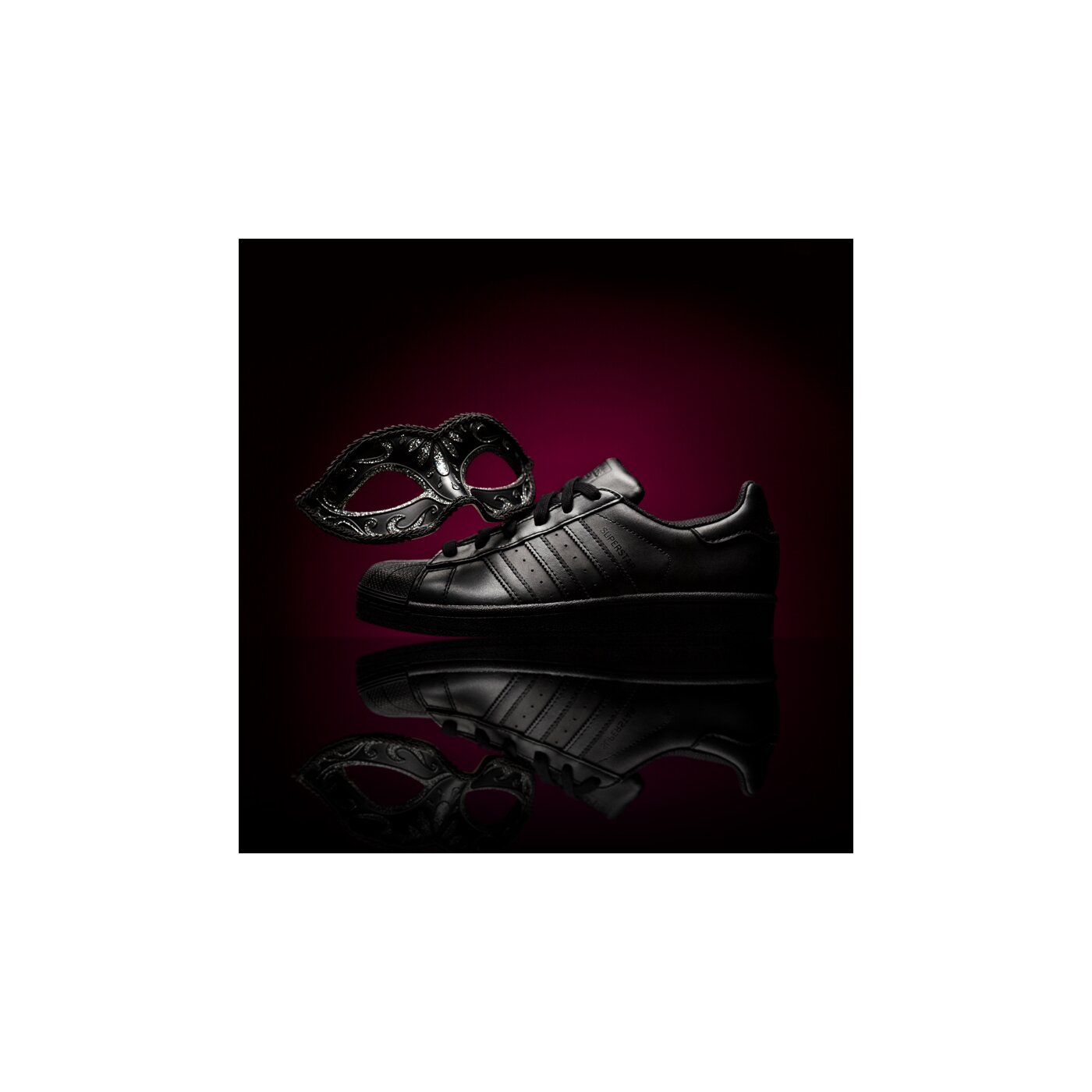 Дамски маратонки ADIDAS SUPERSTAR FOUNDATION  af5666 цвят черен