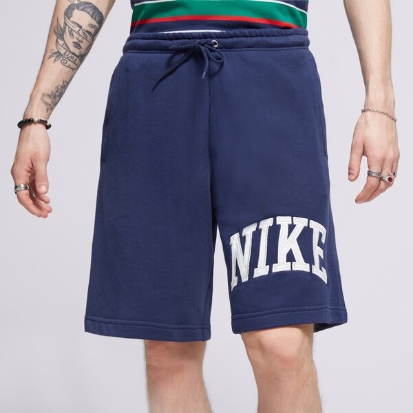 Мъжки къси панталони NIKE ШОРТИ M NK CLUB FT SHORT APLQ ARCH fq4092-410 цвят тъмносин