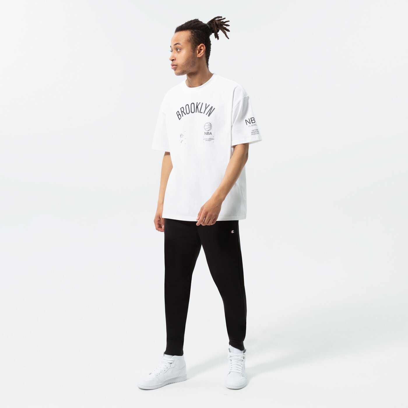 Мъжки панталони CHAMPION ПАНТАЛОНИ RIB CUFF PANTS 217426kk001 цвят черен