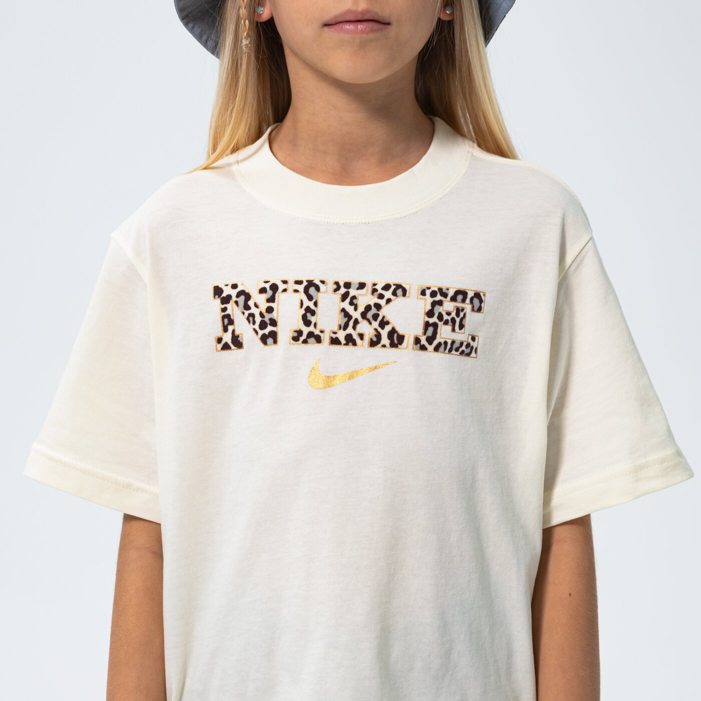 Детска тениска NIKE ТЕНИСКА G NSW TEE BOXY GIRL dm3489-113 цвят бял