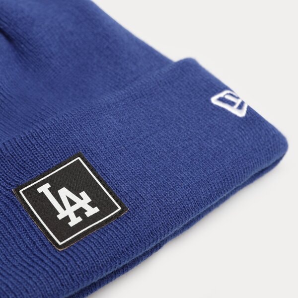 Мъжка зимна шапка NEW ERA ШАПКА TEAM BEANIE LA DODGERS BLU LOS ANGELES DODGERS 60284970 цвят син