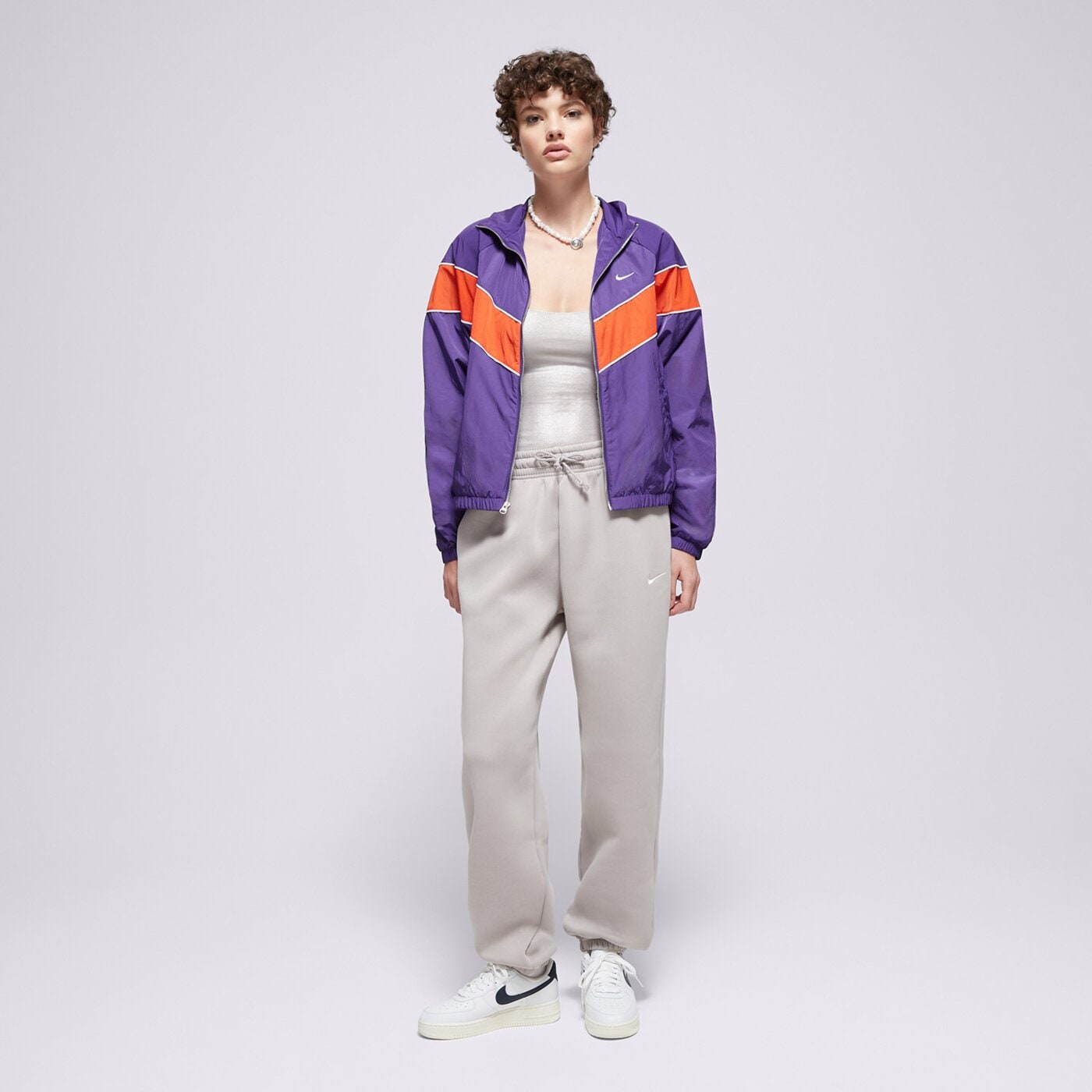 Дамски панталони NIKE ПАНТАЛОНИ W NSW PHNX FLC HR OS PANT 2 fz5996-009 цвят сив