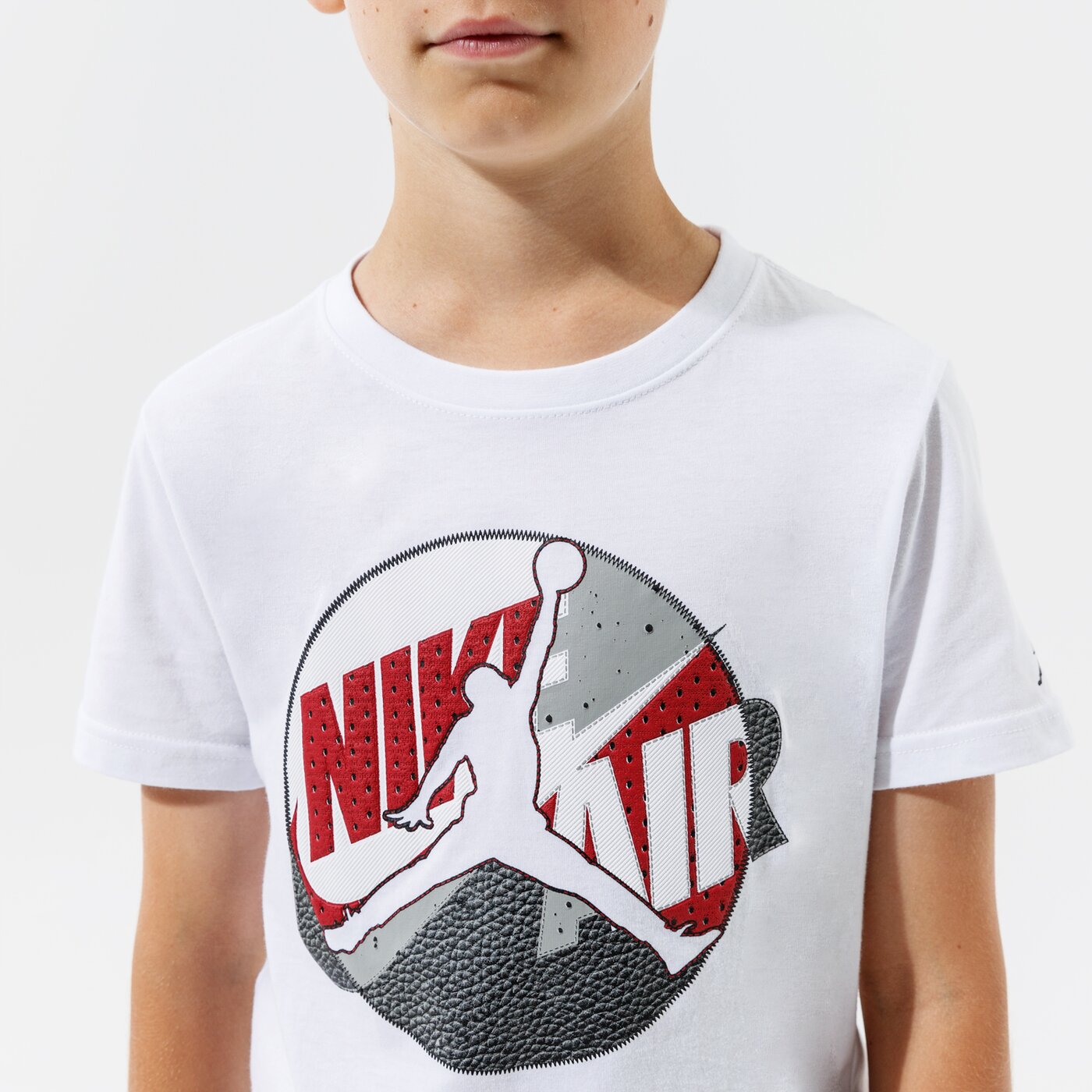 Детска тениска JORDAN ТЕНИСКА JUMPMAN PATCHED TEE BOY 95a902-001 цвят бял