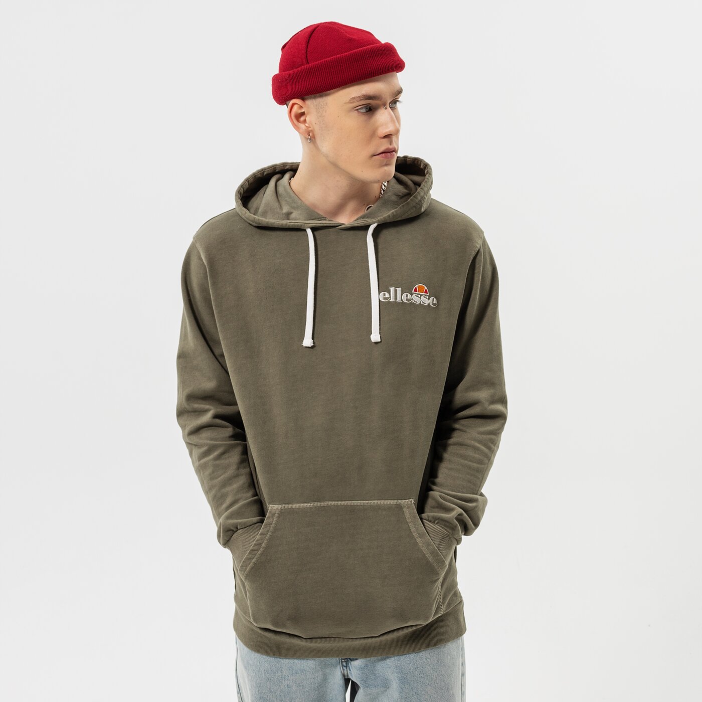 Мъжки суичър ELLESSE СУИТЧЪР С КАЧУЛКА TINCTORIA OH HOODY KHA shk13144506 цвят каки