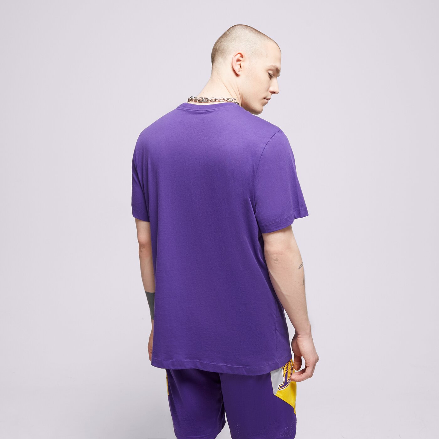 Мъжка тениска NIKE ТЕНИСКА LAL M NK ES NBA SS CLUB TEE NBA fb9825-504 цвят син