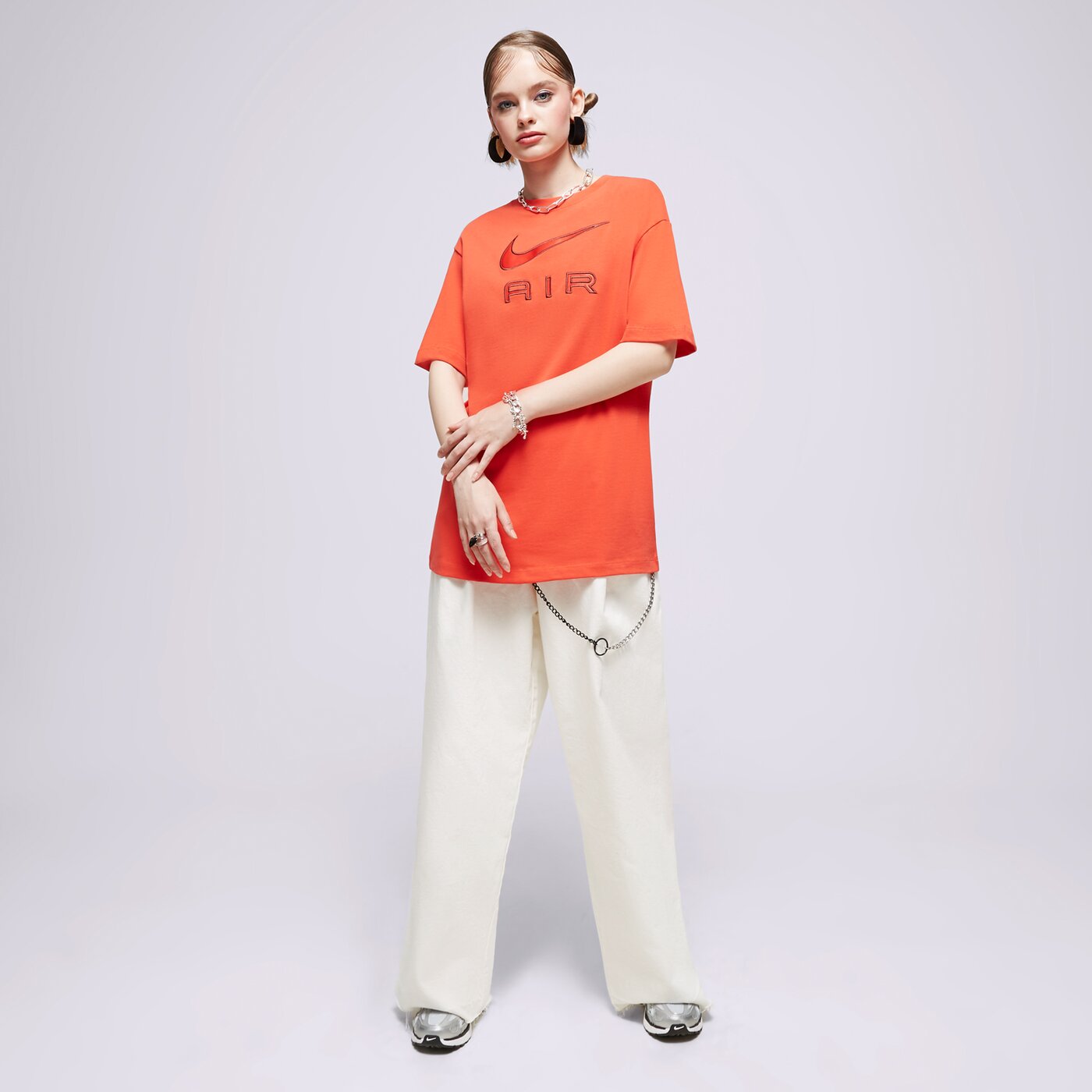 Дамска тениска NIKE AIR BOYFRIEND ТЕНИСКА dr8982-696 цвят червен