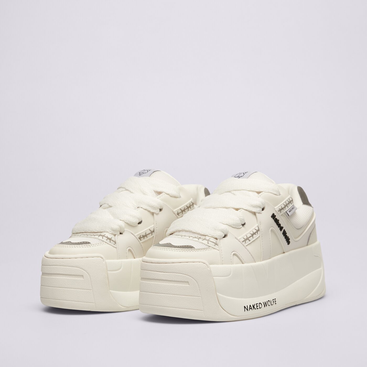 Дамски маратонки NAKED WOLFE SLIDER nwsliderwhite цвят бял