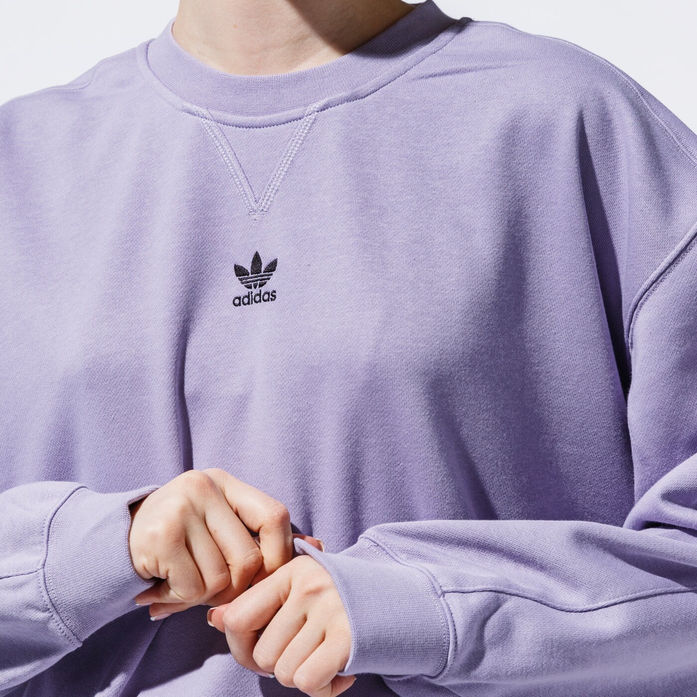 Дамски суичър ADIDAS СУИТЧЪР SWEATSHIRT gn4768 цвят виолетов