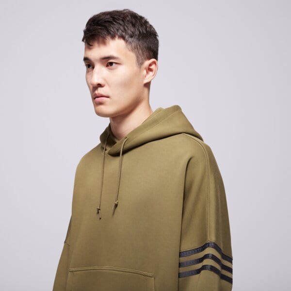 Мъжки суичър ADIDAS СУИТЧЪР С КАЧУЛКА NEU C HD hz3739 цвят каки