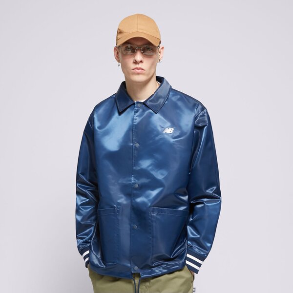 Мъжко преходно яке NEW BALANCE ЯКЕ SGH COACHES JACKET mj41553nny цвят тъмносин