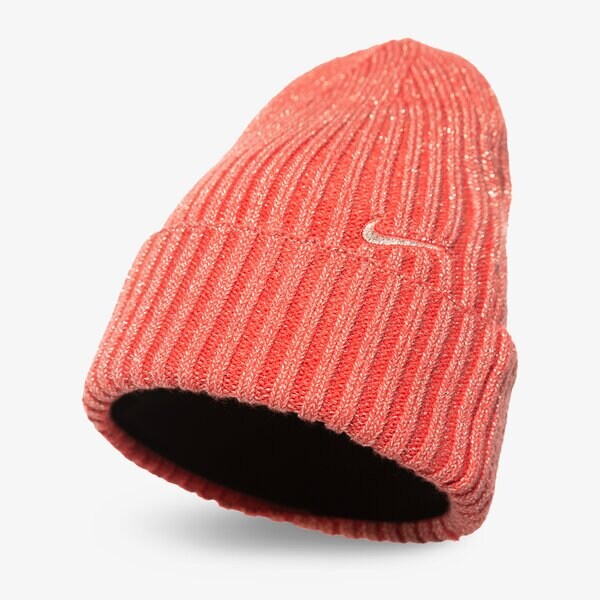 Дамска зимна шапка NIKE ЗИМНА ШАПКА W NSW BEANIE UTILITY SWOOSH dm8404-605 цвят оранжев