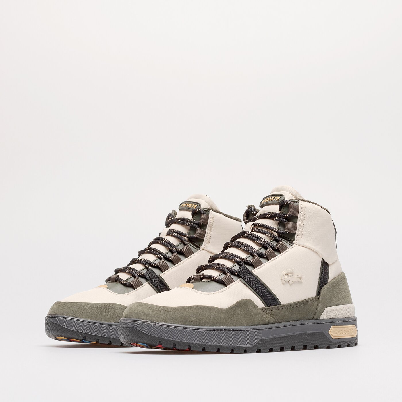 Мъжки зимни обувки LACOSTE T-CLIP WNTR MID 222 2 744sma00651y5 цвят бежов